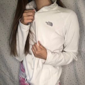 White North face jacket